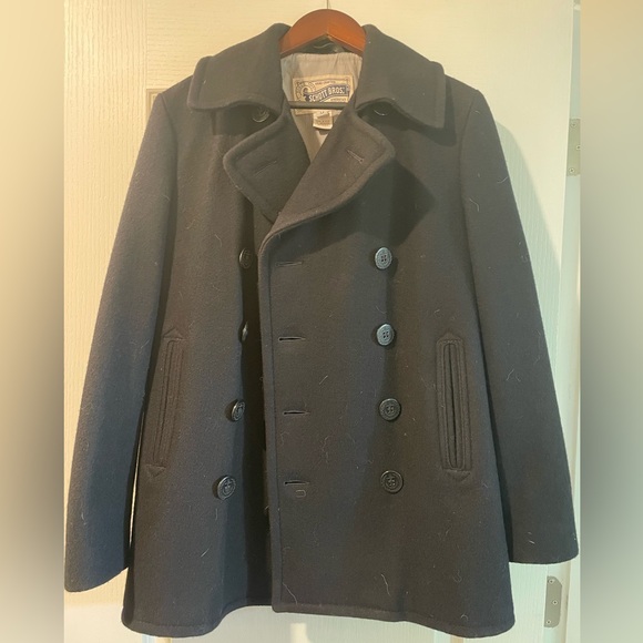 Schott Slim Fit Peacoat